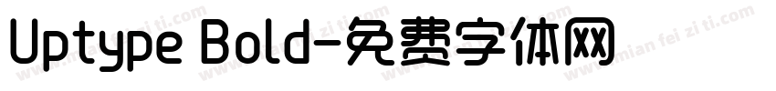 Uptype Bold字体转换